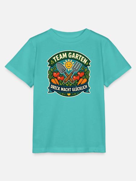Team Garten – Dreck macht glücklich - Stanley/Stella Kinder T-Shirt MINI CREATOR - Poolblau