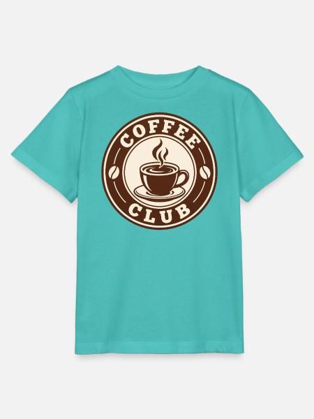 Kaffeeclub - Stanley/Stella Kinder T-Shirt MINI CREATOR - Poolblau