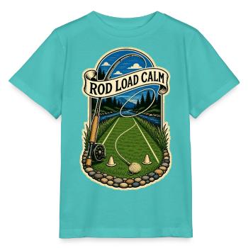ROD LOAD CALM - Stanley/Stella MINI CREATOR Kids’ T-Shirt - pool blue - Front