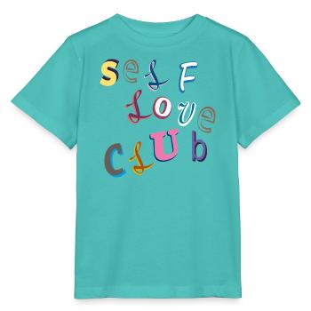 Selbstliebe Club - Stanley/Stella Kinder T-Shirt MINI CREATOR  - Poolblau - Vorne