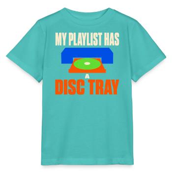 Cd-sammler Kompaktplatte Physisches Medium - Stanley/Stella Kinder T-Shirt MINI CREATOR  - Poolblau - Vorne