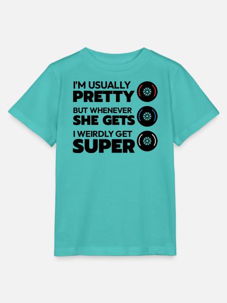 Weich, Feucht, Hart - Stanley/Stella Kinder T-Shirt MINI CREATOR - Poolblau