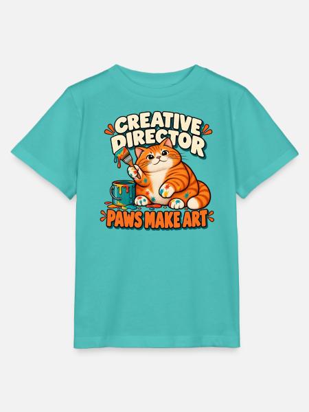 Kreativdirektor - Stanley/Stella Kinder T-Shirt MINI CREATOR  - Poolblau