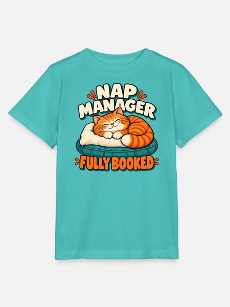 Nickerchen-Manager - Stanley/Stella Kinder T-Shirt MINI CREATOR  - Poolblau