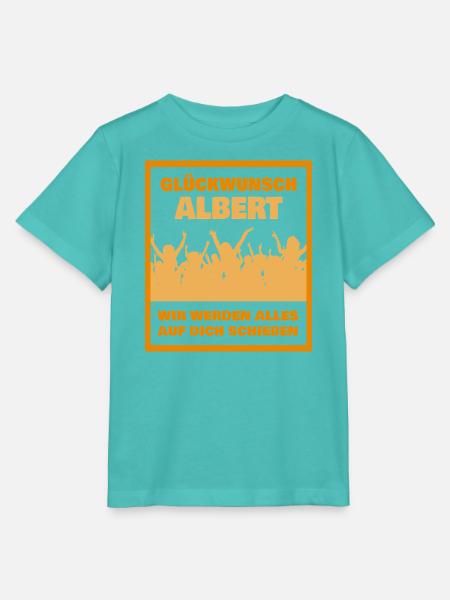 Kollege Albert - Stanley/Stella Kinder T-Shirt MINI CREATOR  - Poolblau