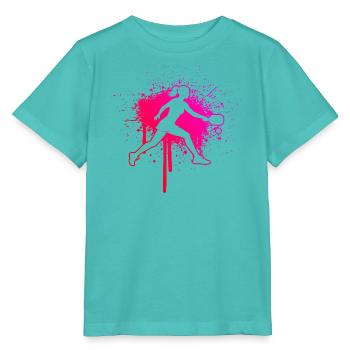 Pickleball athlete Geschenkidee für den Geburtstag - Stanley/Stella Kinder T-Shirt MINI CREATOR  - Poolblau - Vorne