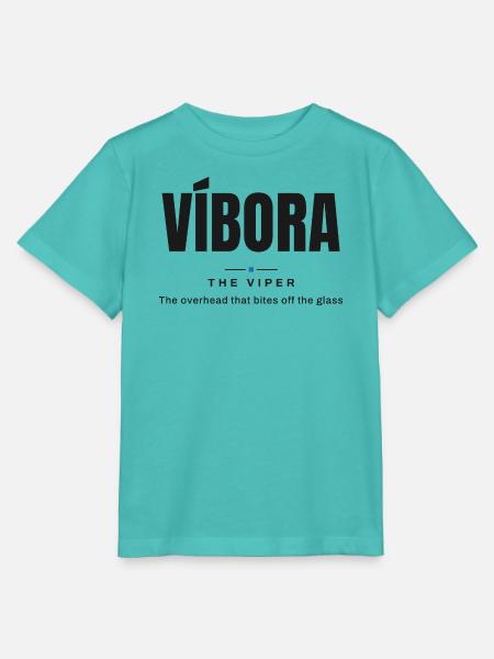 Víbora — Die Viper | Echtes Padel-Vokabular - Stanley/Stella Kinder T-Shirt MINI CREATOR  - Poolblau
