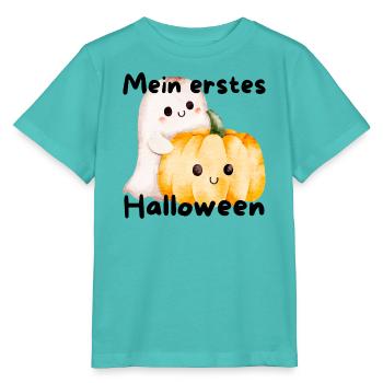 My first Halloween, mein erstes Halloween - Stanley/Stella Kinder T-Shirt MINI CREATOR  - Poolblau - Vorne