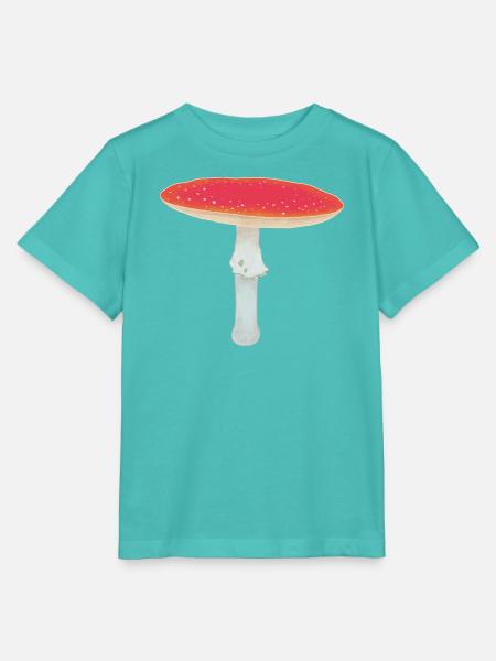 Roter Pilzscheinwerfer - Stanley/Stella Kinder T-Shirt MINI CREATOR - Poolblau