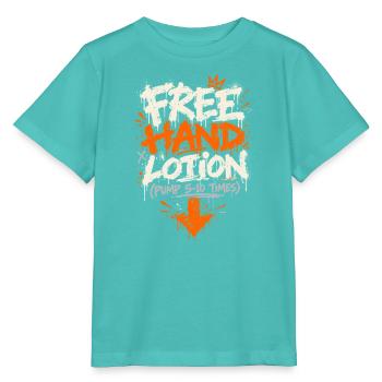 Freie Hand Graffiti Schrift - Stanley/Stella Kinder T-Shirt MINI CREATOR  - Poolblau - Vorne