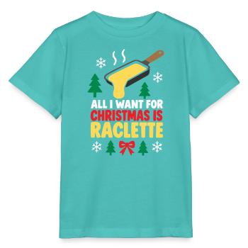 Noël Raclette: Alles für Käse - Stanley/Stella Kinder T-Shirt MINI CREATOR  - Poolblau - Vorne