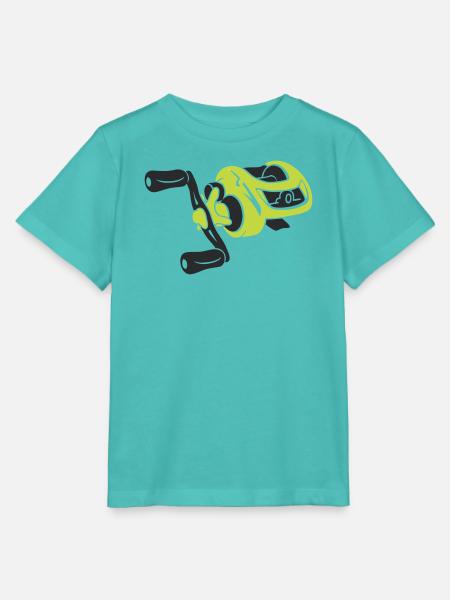 Baitcaster Angelrolle Icon - Stanley/Stella Kinder T-Shirt MINI CREATOR - Poolblau