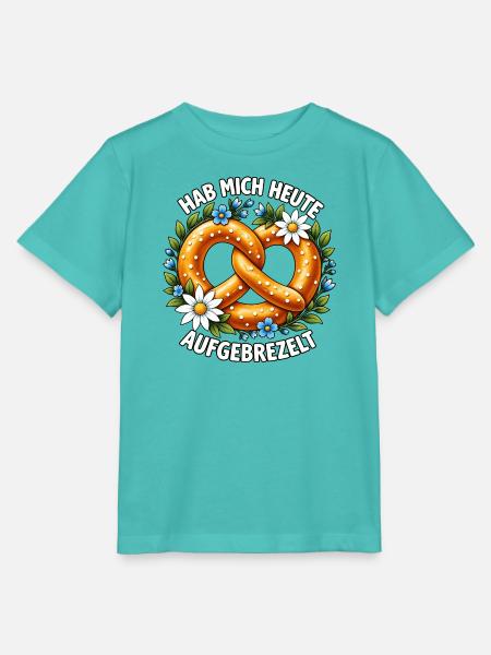 Aufgebrezelt - Stanley/Stella Kinder T-Shirt MINI CREATOR - Poolblau