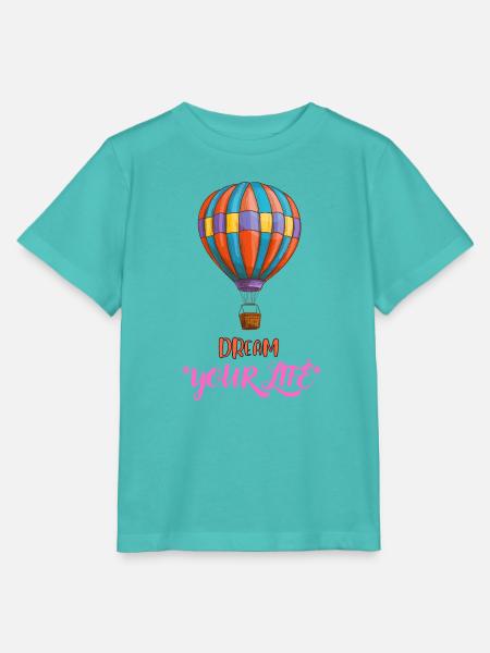 Träume dein Leben - Stanley/Stella Kinder T-Shirt MINI CREATOR - Poolblau