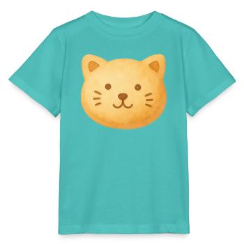 Katzenkuchen-Keks - Stanley/Stella Kinder T-Shirt MINI CREATOR  - Poolblau - Vorne
