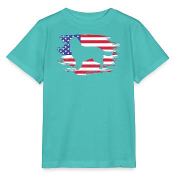 Springer Spaniel - Stanley/Stella Kinder T-Shirt MINI CREATOR  - Poolblau - Vorne