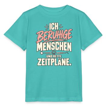 Zahnmedizinische Fachangestellte  - Stanley/Stella Kinder T-Shirt MINI CREATOR  - Poolblau - Vorne
