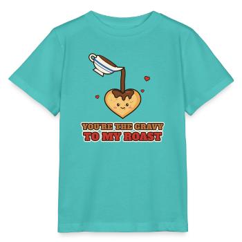 Du bist die Soße zu meinem Braten - Stanley/Stella Kinder T-Shirt MINI CREATOR  - Poolblau - Vorne