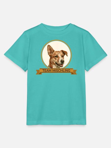 Team Mischling - Stanley/Stella Kinder T-Shirt MINI CREATOR - Poolblau