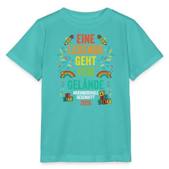 Eine Legende Geht Vom Gelände 2026 - Stanley/Stella Kinder T-Shirt MINI CREATOR  - Poolblau - Vorne