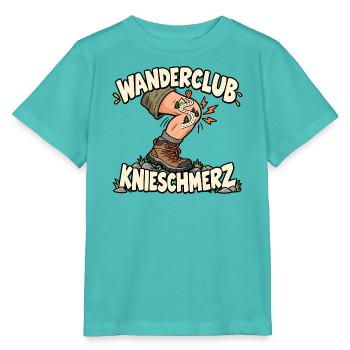 Wanderclub Knieschmerz Wandern Wanderer - Stanley/Stella Kinder T-Shirt MINI CREATOR  - Poolblau - Vorne