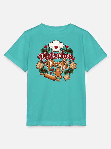 Plätzchen Profi – Weihnachtsbäcker Geschenk - Stanley/Stella Kinder T-Shirt MINI CREATOR  - Poolblau