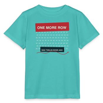 Stricken – eine weitere Reihe war vor zwölf Reihen - Stanley/Stella Kinder T-Shirt MINI CREATOR  - Poolblau - Vorne