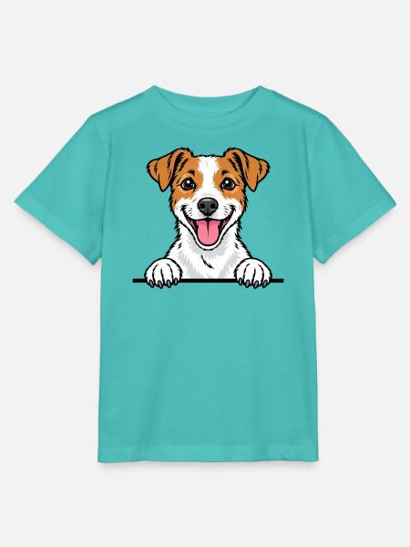 Jacky Terrier - Stanley/Stella Kinder T-Shirt MINI CREATOR - Poolblau