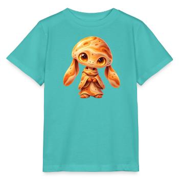 Sonnenmondchen Kosmos Kuscheltier - Stanley/Stella Kinder T-Shirt MINI CREATOR  - Poolblau - Vorne