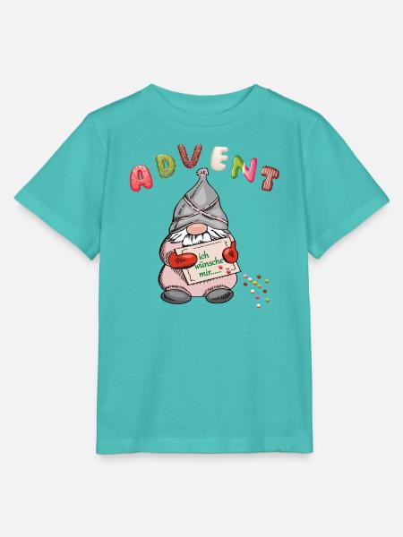 Advent - Stanley/Stella Kinder T-Shirt MINI CREATOR - Poolblau