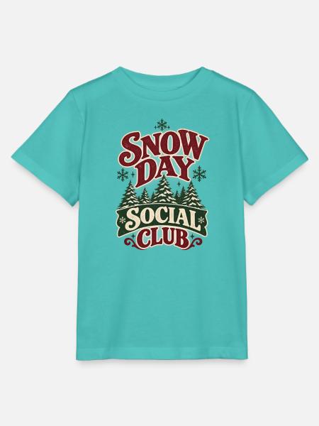 Snow Day Sozialclub - Stanley/Stella Kinder T-Shirt MINI CREATOR - Poolblau