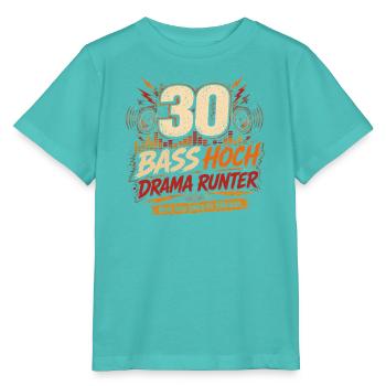 30 Geburtstag Bass Musik Geschenk Lustiger Spruch - Stanley/Stella Kinder T-Shirt MINI CREATOR  - Poolblau - Vorne