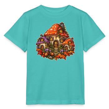 Pilzdorf - Stanley/Stella Kinder T-Shirt MINI CREATOR  - Poolblau - Vorne
