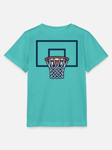 Basketballkorb Brett Logo - Stanley/Stella Kinder T-Shirt MINI CREATOR - Poolblau