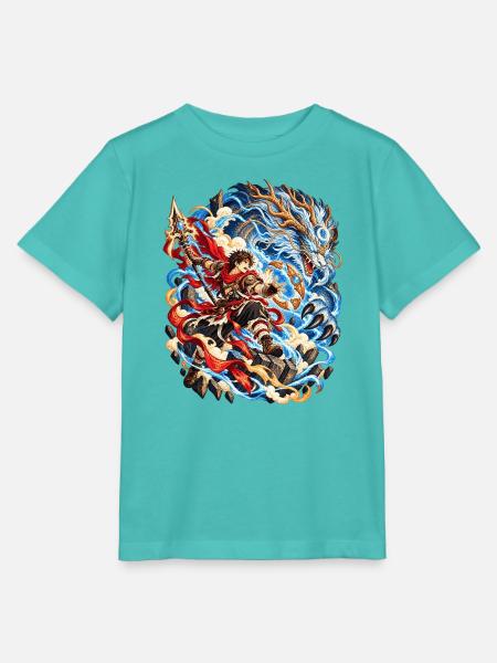 Epische Fantasy× Generische Mythologie & Folklore - Stanley/Stella Kinder T-Shirt MINI CREATOR  - Poolblau
