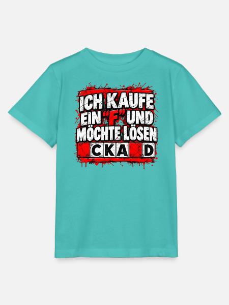 Ich kaufe ein F und möchte lösen CKAD - Stanley/Stella Kinder T-Shirt MINI CREATOR - Poolblau