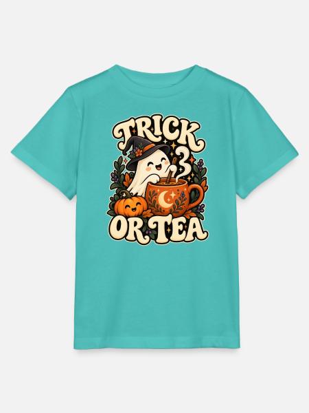 Trick oder Tee - Stanley/Stella Kinder T-Shirt MINI CREATOR  - Poolblau