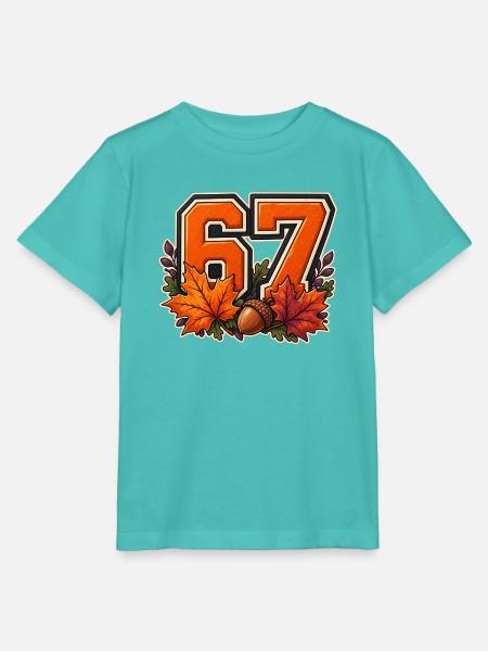 67 Herbst-Varsity - Stanley/Stella Kinder T-Shirt MINI CREATOR - Poolblau