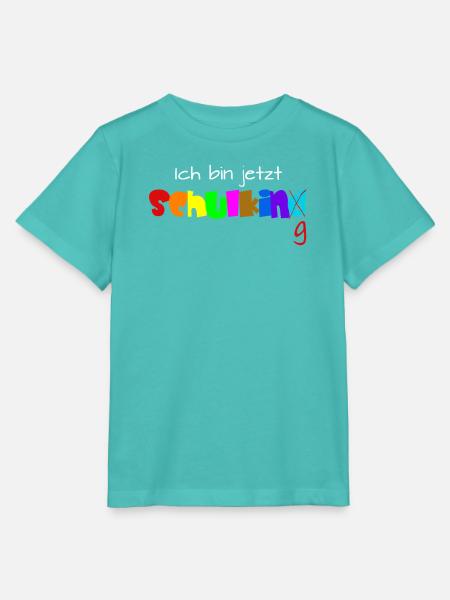 Ich bin jetzt Schulkind - Stanley/Stella Kinder T-Shirt MINI CREATOR  - Poolblau