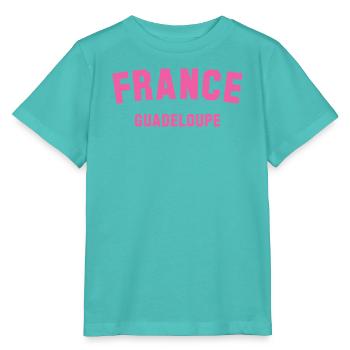 Guadeloupe France - Stanley/Stella Kinder T-Shirt MINI CREATOR  - Poolblau - Vorne