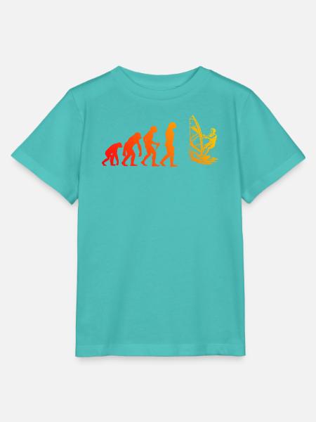 Cleanes Windsurfing Artwork für Windsurf - Stanley/Stella Kinder T-Shirt MINI CREATOR  - Poolblau