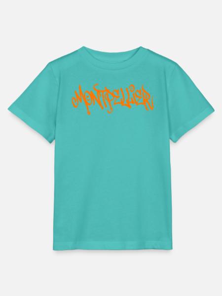 Oranges Montpellier Souvenir - Stanley/Stella Kinder T-Shirt MINI CREATOR - Poolblau