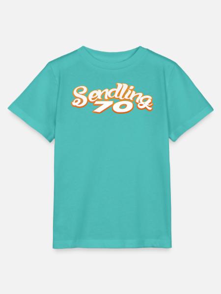 Sendling siebzig 70 Candy München089 Minga 089 - Stanley/Stella Kinder T-Shirt MINI CREATOR - Poolblau