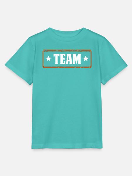 team - Stanley/Stella Kinder T-Shirt MINI CREATOR - Poolblau
