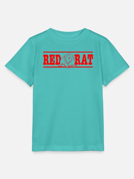 Rotes Ratten-Emblem - Stanley/Stella Kinder T-Shirt MINI CREATOR - Poolblau
