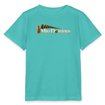 Mio Dominos Welt Dominos - Stanley/Stella Kinder T-Shirt MINI CREATOR  - Poolblau - Vorne