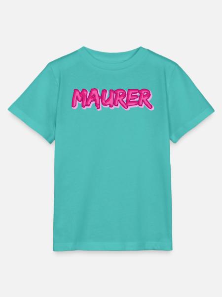 Maurer als Comic - Stanley/Stella Kinder T-Shirt MINI CREATOR  - Poolblau