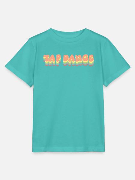 Tap Dance Regenbogen Pastell - Stanley/Stella Kinder T-Shirt MINI CREATOR - Poolblau
