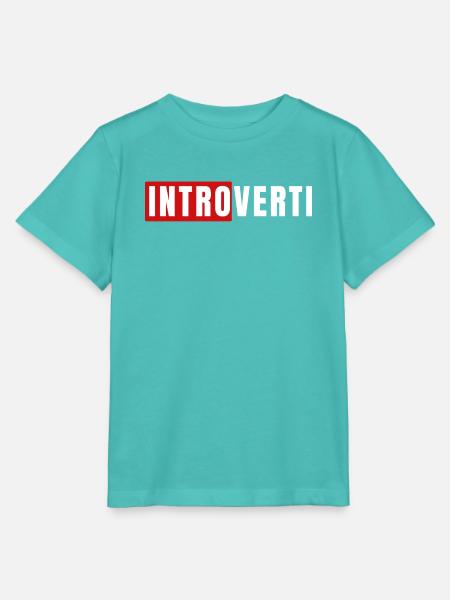 Introvertierter - Stanley/Stella Kinder T-Shirt MINI CREATOR - Poolblau