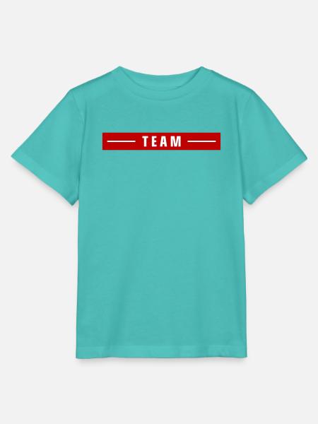 Team Strich - Stanley/Stella Kinder T-Shirt MINI CREATOR - Poolblau